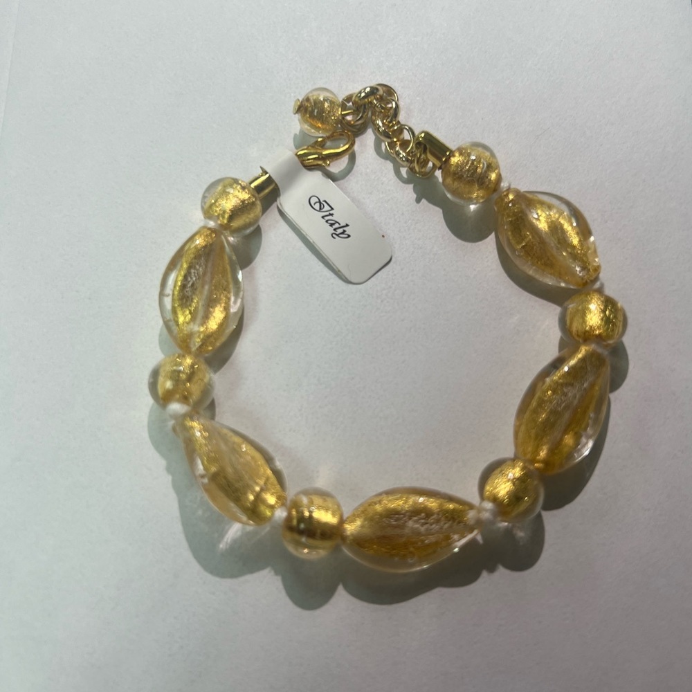 Murano glass stauer bracelet